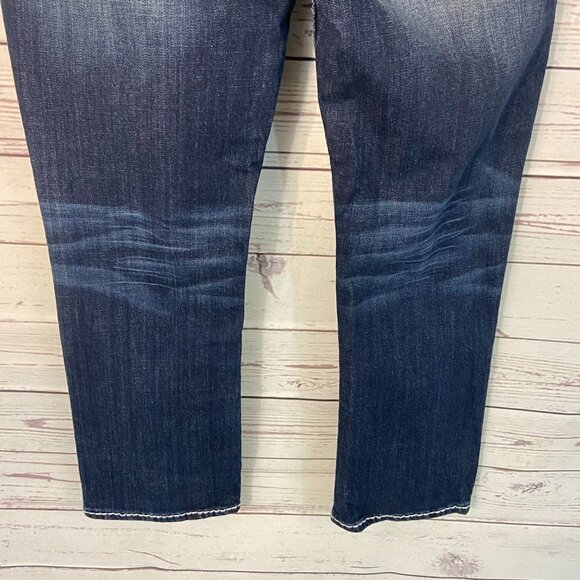 Vigoss Capri Jeans Women's Size 8 (30 x 25) The Dublin High Rise Dark Wash - Picture 5 of 13